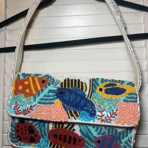 Beaded Fish bag